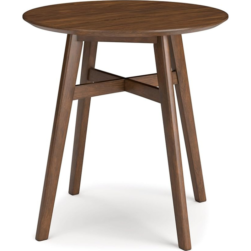 Signature Design by Ashley Lyncott Traditional Counter Height Dining Table with Seat up to 4 Seater Brown