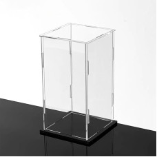 WhamtL Acrylic Display Case Dustproof Protection Cube Display Case, 10 15 20 25 30 35 40 45 cm Transparent Action Figure Display Case, Collectible Display Box for Jewellery Souvenirs (35 x 35 x 45 cm