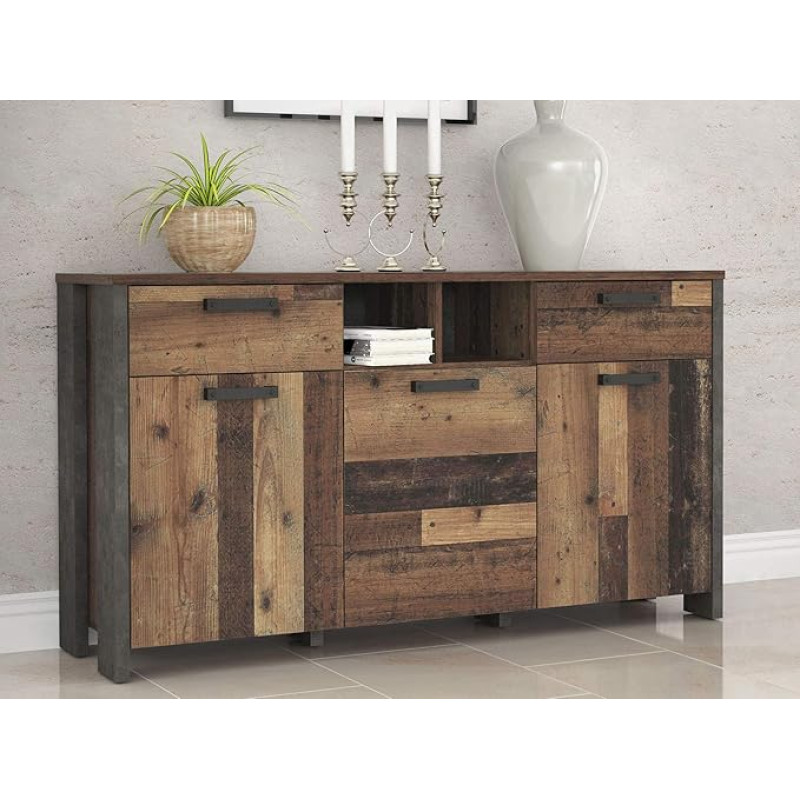 möbelando Celon I Sideboard Side Cabinet Chest of Drawers