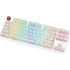Glorious PC Gaming Race Aura Keycaps - 105 Keycaps, ANSI, US Layout, White