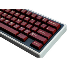 114 Keys ABS Keycaps, Double Shot Keycaps, Suitable for Cherry MX Mechanical Gaming Keyboard, without PAD Area