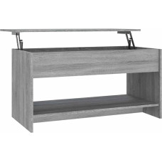 vidaXL Coffee Table Living Room Table Sofa Table Coffee Table Side Table Living Room Tea Table Grey Sonoma 102 x 50 x 52.5 cm Wood Material