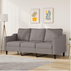 Snsowed 3 Seater Sofa Taupe 180 cm Fabric, Lounge Sofa, Sofas & Couches, Relax Sofa, Couch for Living Room - 359374