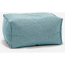 Lounge Pug, Pouf Footstool Interalli Wool Aqua
