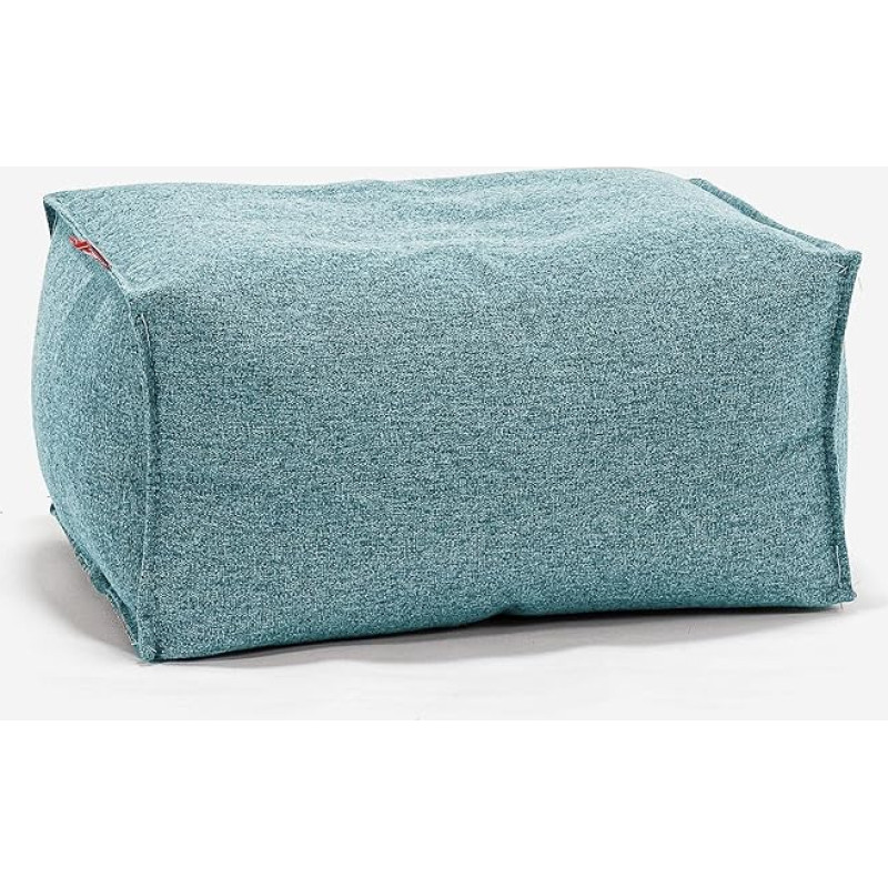 Lounge Pug, Pouf Footstool Interalli Wool Aqua