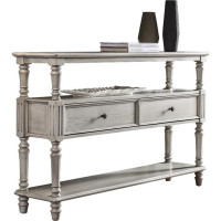 Eintragstabelle 140cm Massivholz-Eingangs-Konsolentisch, Haushalts-Seitenboard im Minimalistischen Vintage-Stil, für Küche, Wohnzimmer, Schlafzimmer, Diele etc