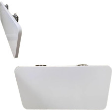 Faltbares Wandregal für kleine Räume, verstellbare Schreibtischhalterung, perfekt für Küche, Wäsche, Zuhause und Büro, Weiß (100 x 20 cm), platzsparende Lösung