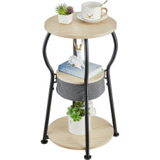 ZEXVIDA Round Side Table