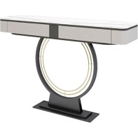 loeusjfnr Foyer-Sofatisch Schmal Moderner, Minimalistischer Wohnzimmer-Eingangsbereich-Tisch, Zuhause, Gang, Flur, Aufbewahrung, Eingangsschrank Langer Sofatisch mit Regalen