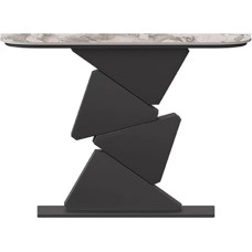 loeusjfnr Foyer-Sofatisch Schmal Kreative Wanddekoration Aus Schiefer, Konsolentisch, Schlicht Und Modisch, Foyer, Eingangsbereich, Aussichtsplattform Langer Sofatisch mit Regalen
