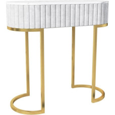 loeusjfnr Foyer-Sofatisch Schmal Moderner, Schlichter Konsolentisch Aus Marmor Und Goldenem Wandkonsolen-Dekoschrank Langer Sofatisch mit Regalen