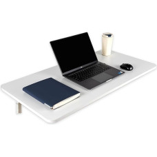 Klapptisch zur Wandmontage, verstellbar, 40–120 cm, Holzklapptisch, platzsparend, Ess- und Frühstücksbar, kompakter Beistelltisch mit Regalhalterungen (60 x 30 cm)