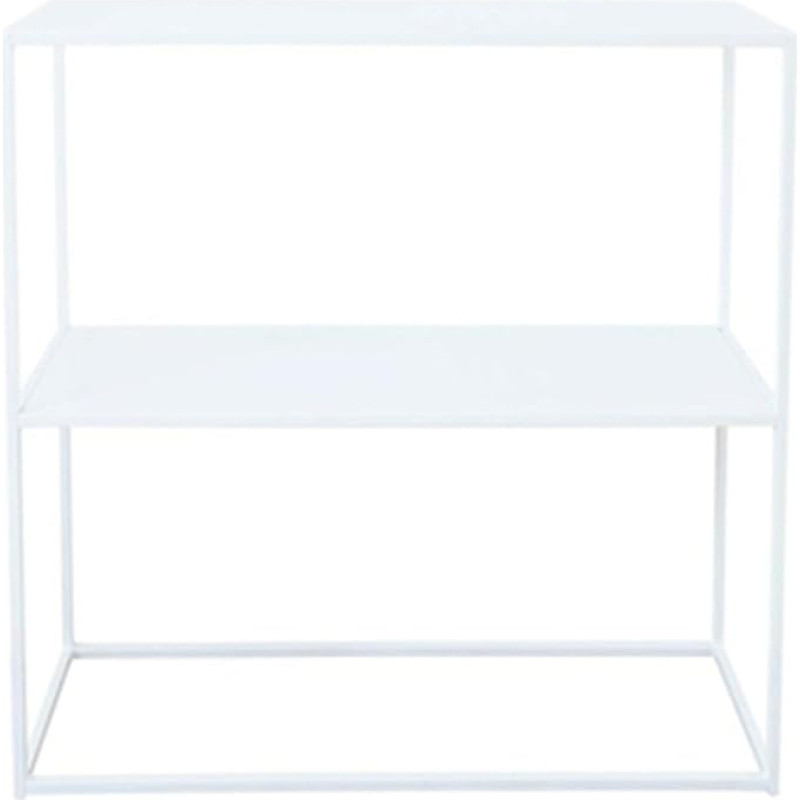 Narrow Console Table Console Table, Sofa Side Table for Entrance Area, Hallway Table with Storage Space, Narrow Sofa Table, Narrow Side Table with 2/3 Metal Shelves, Space Saving Office