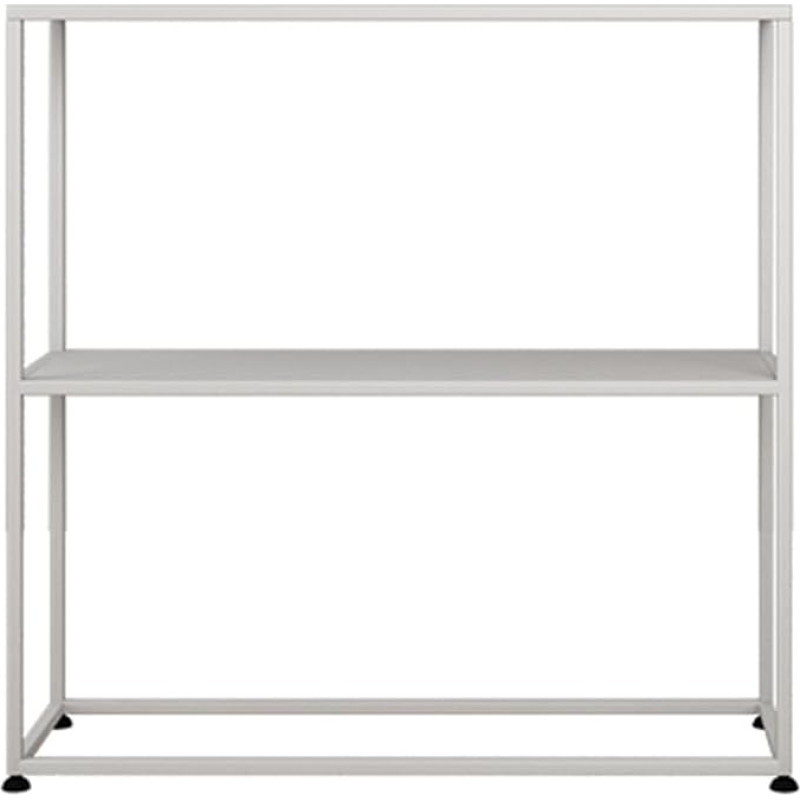 Console Table, Hallway Console Table, 2-Tier Narrow Console Table, Sofa Table, Black/Iron Table, Sturdy Long Metal Table with Storage Shelves, Space Saving Accent Table for Living Room, E