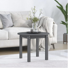 MNISDFL Couch Table Side Tables for Living Room Coffee Table Grey 55 x 45 cm Solid Pine Wood
