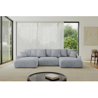 ALTDECOR ONESK-U-v1 Corner Sofa in U-Shape with Sleep Function and Bed Box Corner Sofa Bed Corner Couch U-Shape Sofa Bed Extendible Living Landscape Sofa Bed Cauchsofa ONESK-U-v1 304 x 165 x 40 cm