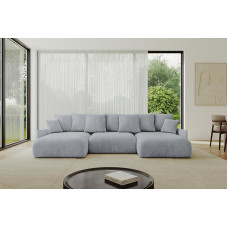 ALTDECOR ONESK-U-v1 Corner Sofa in U-Shape with Sleep Function and Bed Box Corner Sofa Bed Corner Couch U-Shape Sofa Bed Extendible Living Landscape Sofa Bed Cauchsofa ONESK-U-v1 304 x 165 x 40 cm