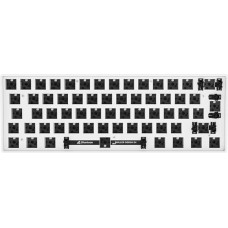 Sharkoon Skiller SGK50 S4 Barebone ISO, White, 60% Layout, Hot-Swap Switch Technology