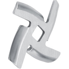 Hyuduo Meat Grinder Blade Parts, 2.1 x 2.1 x 0.2 Inches / 1.8 x 1.8 x 0.2 inches, Stainless Steel Cutting Blade, Meat Grinder Knife Cutter Parts for Meat Grinder (46 mm)