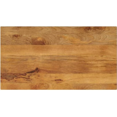 vidaXL Table Top, Wooden Table Top, Rectangular, Rustic, Replacement Table Top for Coffee Table, Side Table, Dining Table, Wooden Top, Solid Wood Mango