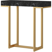 XAoSCd Metal Console, Console Table, Ultra Thin Storage Table, Suitable for Console and Living Room, 80 x 30 x 80 cm