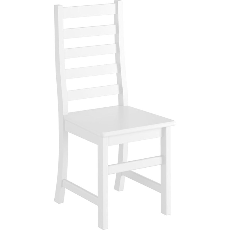Erst-Holz Eris Kitchen Chair Solid Wood Dining Chair 90.71-21 W White