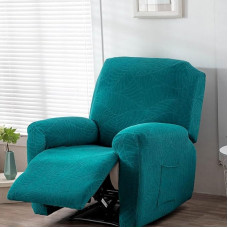 Elastischer Liegesofabezug, 4-teiliger dicker Jacquard-Schonbezug mit Taschen, wasserabweisender Stretch-Stuhlbezug for die Inneneinrichtung ( Color : Color B , Size : 3 seats (set of 8 pieces) )