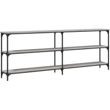 Makastle Console Table Hallway Table Decorative Living Room Bedroom Standing Shelf Side Table Sofa Table Entrance Table Behind Sofa, Grey Sonoma 200 x 29 x 75 cm Wood Material