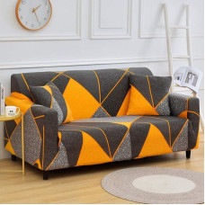 Colourful geometric 1/2/3/4 seater sofa cover, tight wrap, all-inclusive cut seat covers made of elastic seat, protective covers, Christmas, K743, AB 230.300 cm