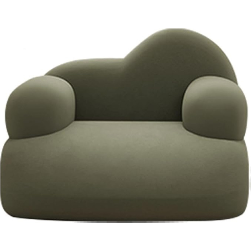 WLH Alexanders Sofas Sofa Cloud-shaped Lambskin Trap Removable and Washable Solid Wooden Frame Sofa for Bedroom Living Room (White) Suitable Couches