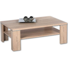 Stella Trading OSAKA Coffee Table in Sonoma Oak Look, Spacious Sofa Table with Shelf for Your Living Area, 110 x 40 x 70 cm (W x H x D)