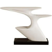 FOMWWVYS Konsolentisch, Extra Langer Sofatisch hinter der Couch, moderner 3-stufiger Konsolentisch for das Wohnzimmer Flurtisch