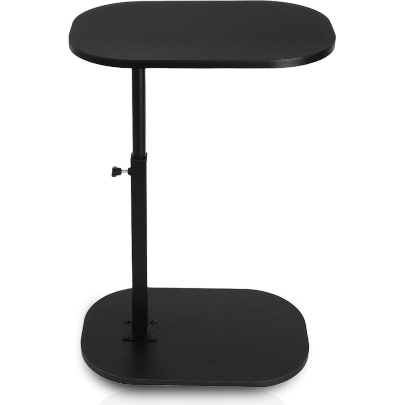 GENDLTHIJ C-förmiger Beistelltisch für Couch, C-Tisch-Beistelltisch mit verstellbarer Höhe, um 360° drehbarer Couchtisch für Wohnzimmer, Nachttisch, Couchtisch, Schlafzimmer, Arbeitszimmer und kleine