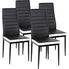 Yizhe Dining Room Chairs, Swing Chair Set, Modern, Imitation Leather Cover, Living Room Chair, Can Be Used in Kitchen, Dining Room, Living Room, Hotel, Bedroom, Lobby, Fast Food (4)