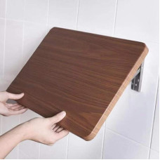 Kompakter Wand-Klapptisch - Platzsparender schwebender Schreibtisch aus Holz, Tropfenblatt-Design für kleine Räume, faltbares Aufbewahrungsregal, ideal für Home Office & minimalistisches Wohnen