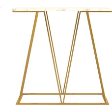 CAFIEDR Coffee Table, Hallway Porch Table, Living Room Sofa Table, Marble Porch Table, Modern Iron Wall Table, B