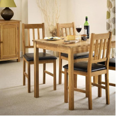Julian Bowen Coxmoor Oak Dining Chairs, Set of 2