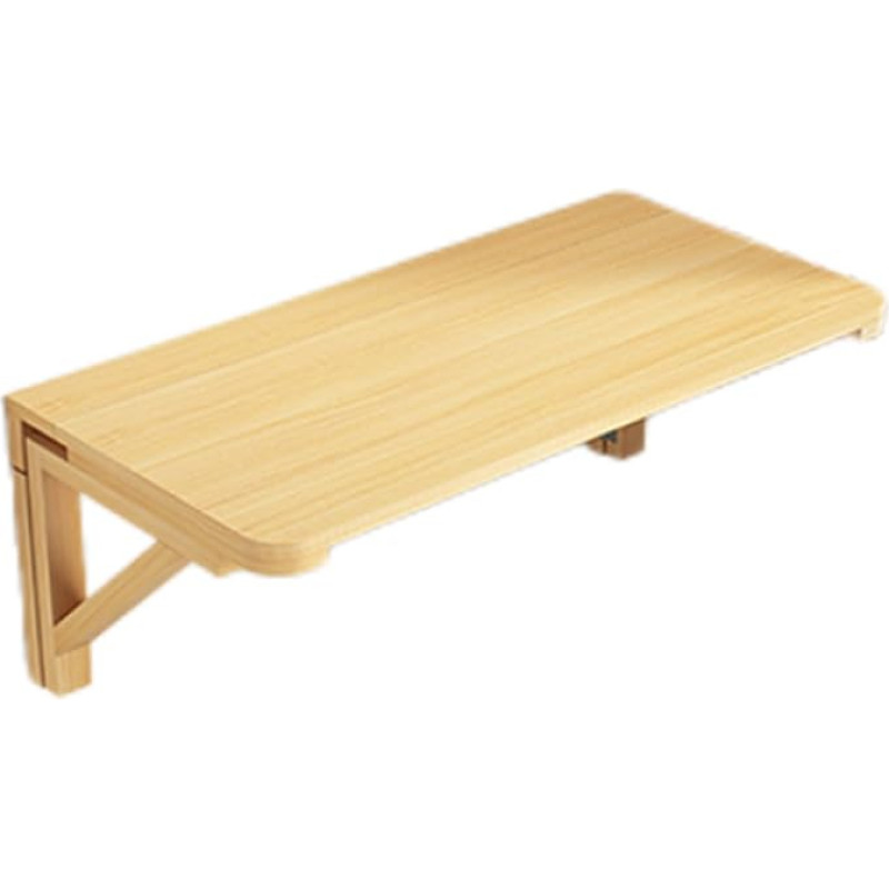 Kompakter Wand-Klapptisch, platzsparender Klapptisch für kleine Räume, perfekte Frühstücksecke für Küche und Wohnmobil (120 x 50 cm)