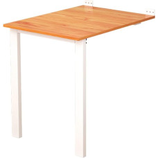 Faltbarer Wand-Tisch mit Klappdeckel, platzsparender Küchen-Esstisch, E0-Klasse, Doppelfunktions-Bartisch, mobil, 80 x 40 cm (Farbe: A)
