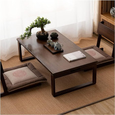 Multifunktionaler Klapptisch für Teestube & Außenbereich, solider Schreibtisch, platzsparendes Design, Braun, 100 x 55 x 31 cm, ideal für Balkon & Wohnzimmer