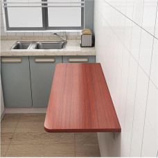 Faltbares Schreibtischregal für Zuhause, Büro, Wäsche, Werkbank, Teak, 100 x 20 cm, platzsparend, vielseitige Arbeitsfläche, perfekt für Computer und Studios