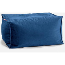 Lounge Pug, Navy Velvet Pouf Footstool
