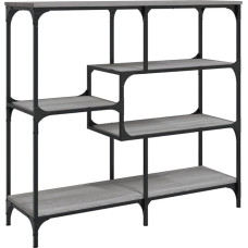 Makastle Console Table, Hallway Table, Decorative Table, Living Room and Bedroom, Standing Shelf, Side Table, Sofa Table, Entrance Table Behind Sofa, Grey, Sonoma, 103 x 32 x 95 cm, Wood Material