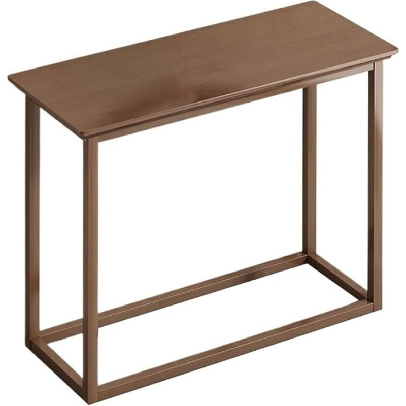 SLEEVE Eintragstabelle Einfacher Eingangswand-Eingangstisch for Zuhause, Massivholz-Beistelltisch, Schmaler Koffertisch