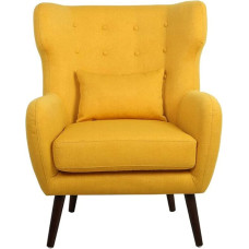 KJLY Sofas Couches Garden Chairs Comfortable Leisure Padded Chair Sofa Slipcover Office Fashion Sofa Armchair, 81 x 74 x 96 cm / 31.8 × 29.1 × 37.7 inches, Red/Yellow (Color : Yellow)