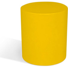 Kloris Round Column Sweet Table Height 40 cm Diameter 35 cm Yellow Made in Italy