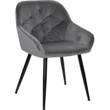 exitodesign Loren Upholstered Chair - Padded Chair - Dining Room Chairs - Office Chair - Kitchen Living Room - Comfortable Practical - Durable Material - Room Decoration Living Room - 55 x 60 x 79 cm