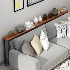 Rückregal für Sofatisch, Massivholz, Konsolenregal für Wohnzimmer, Veranda-Organisationslösung