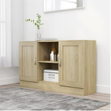 Tino Tech 120 x 30.5 x 70 cm Sideboard with Door Storage Cabinet Sideboard for Living Room Multi-Purpose Cabinet Sideboard with Compartment Living Room Furniture Side Cabinet Wood Material & MDF