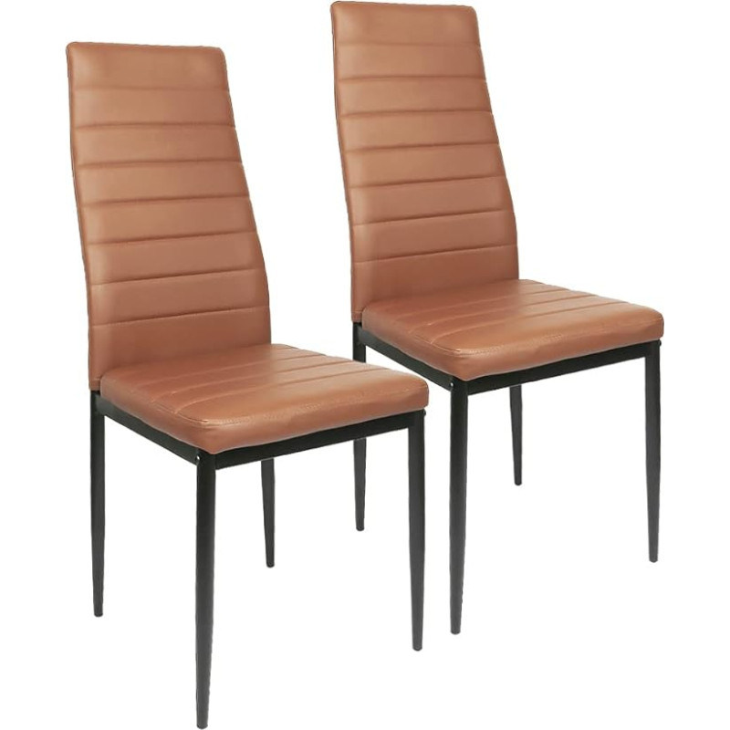 XDAILUYYDS Dining Room Chairs, Kitchen Chair, Living Room Chair, Comfortable Upholstered Chair with Backrest, Faux Leather Chair, Dining Table Chair, Suitable for Kitchen, Living Room and Dining Room